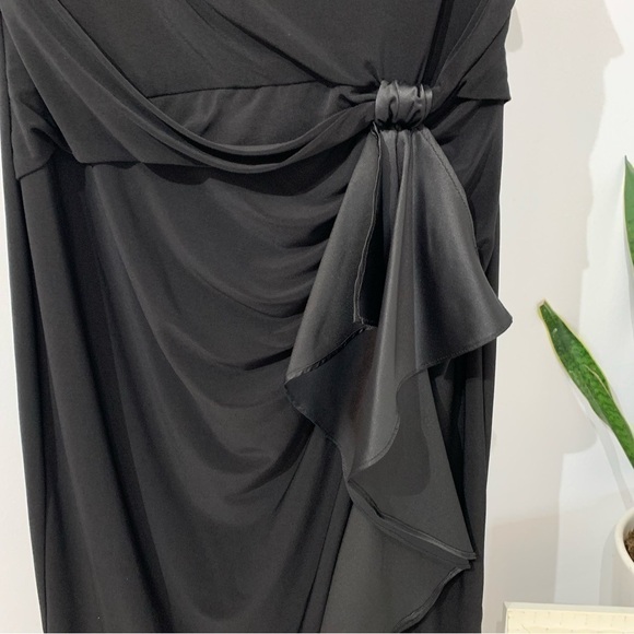 JESSICA PETITE DRESS - black size 6P sleeveless - Picture 3 of 3